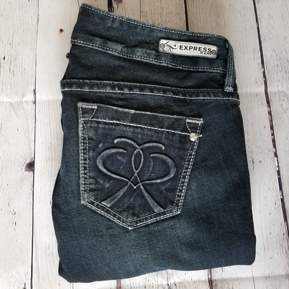Express Stretch Skinny Jeans Size 21